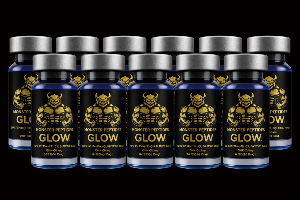 GLOW (BPC 157 10MG + GHKCU 50MG + TB500 10MG)